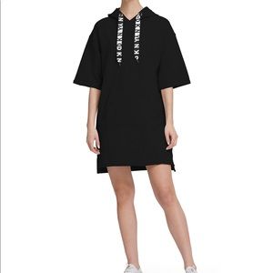 DKNY Sport Logo Hoodie Dress